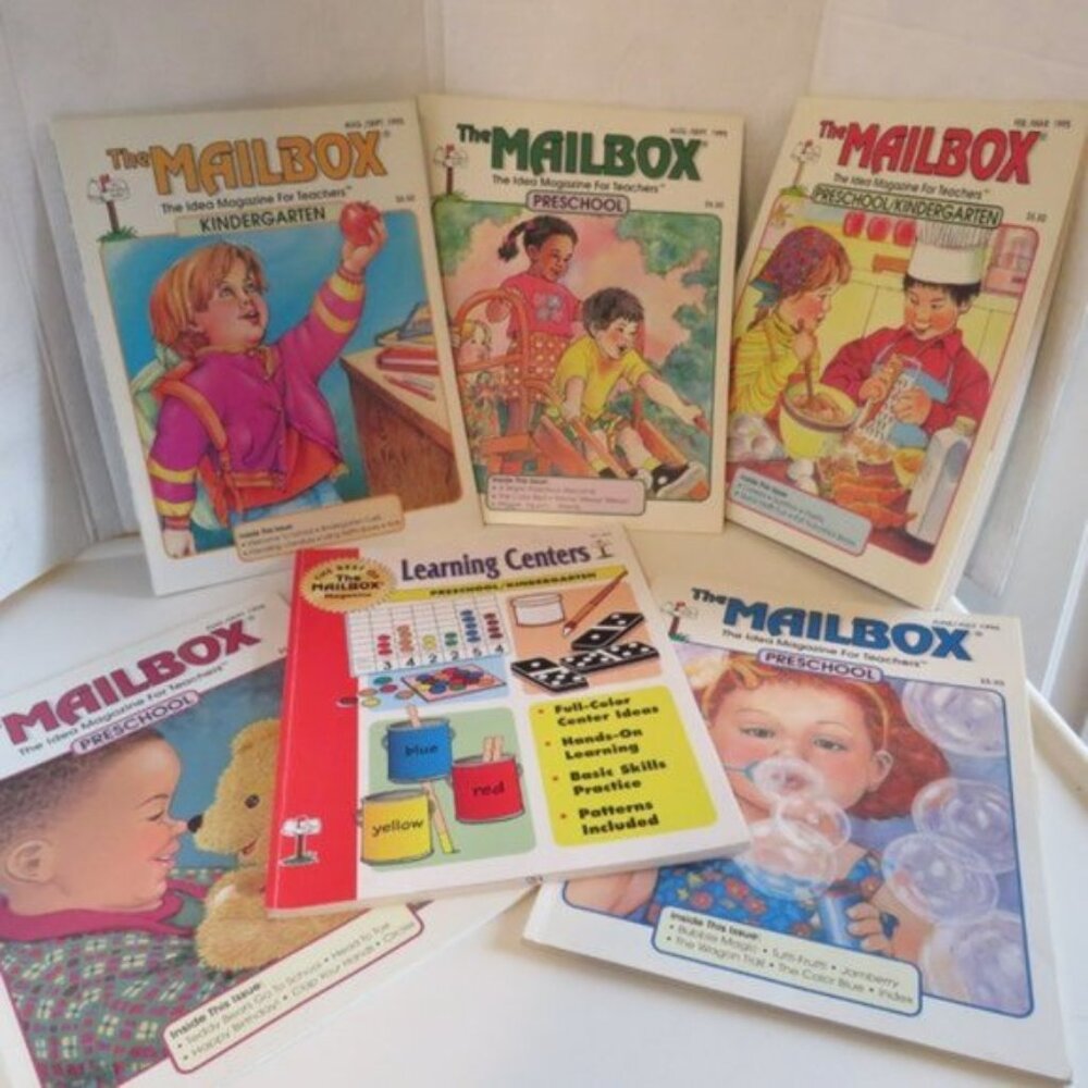 The MAILBOX MAGAZINE COLLECTION #4 - Best of Mailbox LEARNING CENTERS + 5 issues